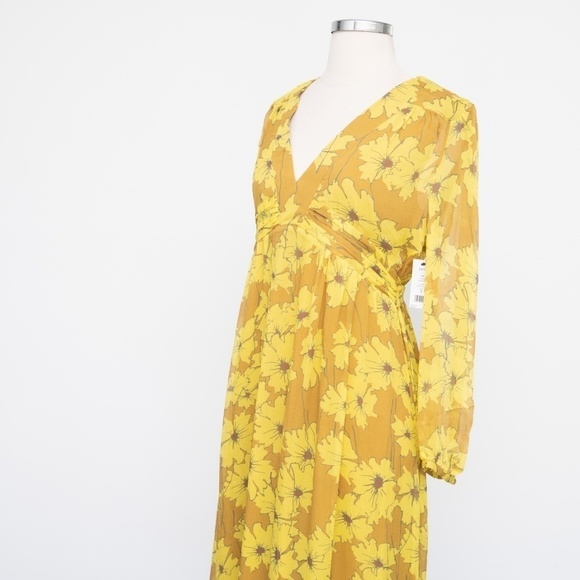 Joie Kaz Silk Floral Midi Dress - Picture 7 of 13